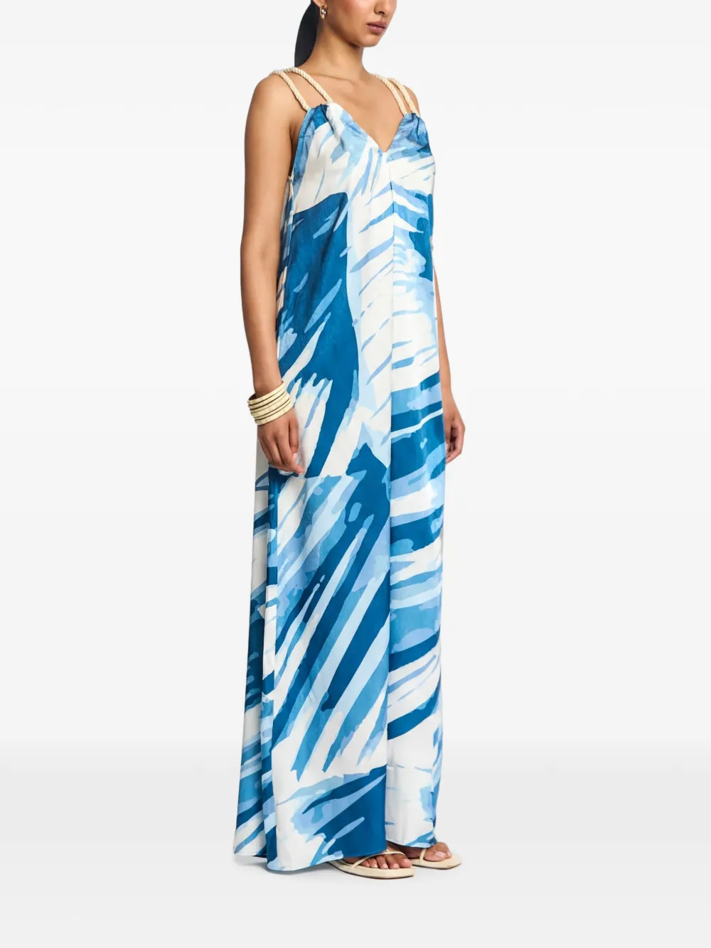 DIARRABLU Jwana abstract-print maxi dress