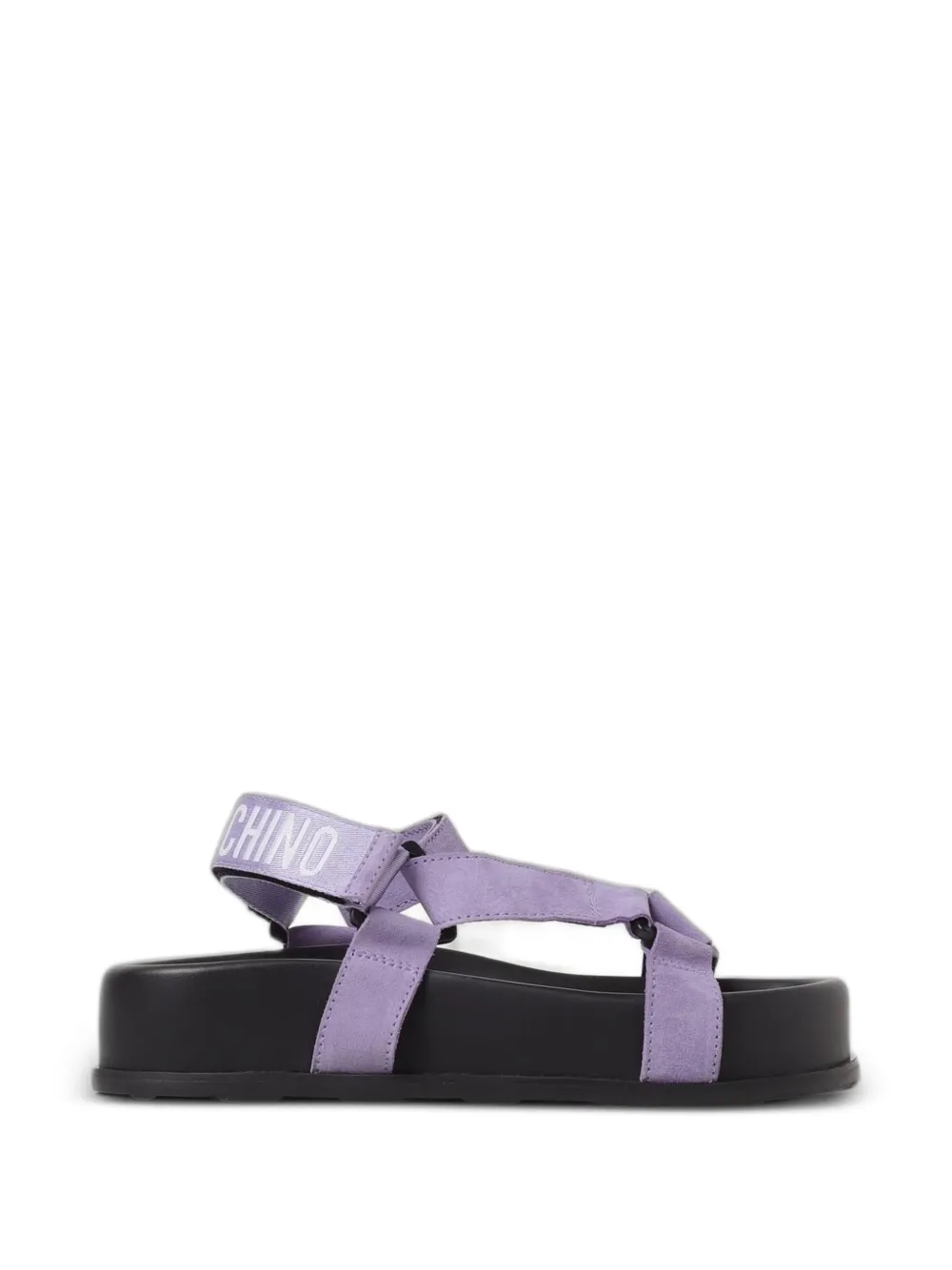 Moschino touch-strap sandals - Violett