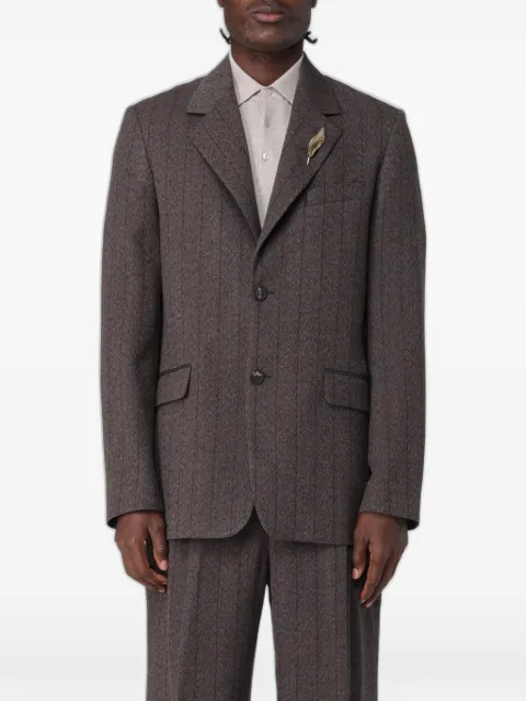Golden Goose blazer de lana a rayas diplomáticas