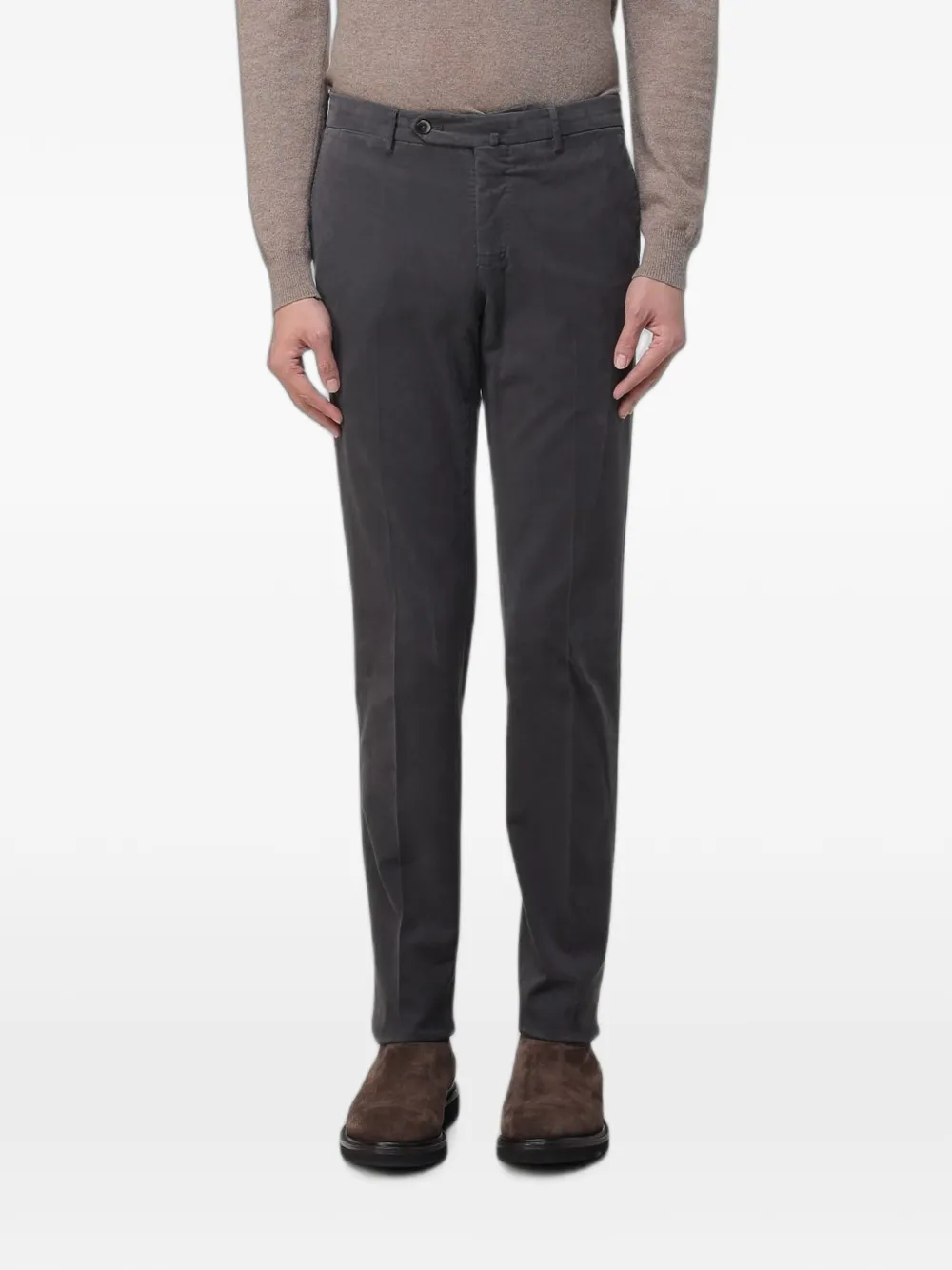 PT Torino stretch-cotton chinos - Grau