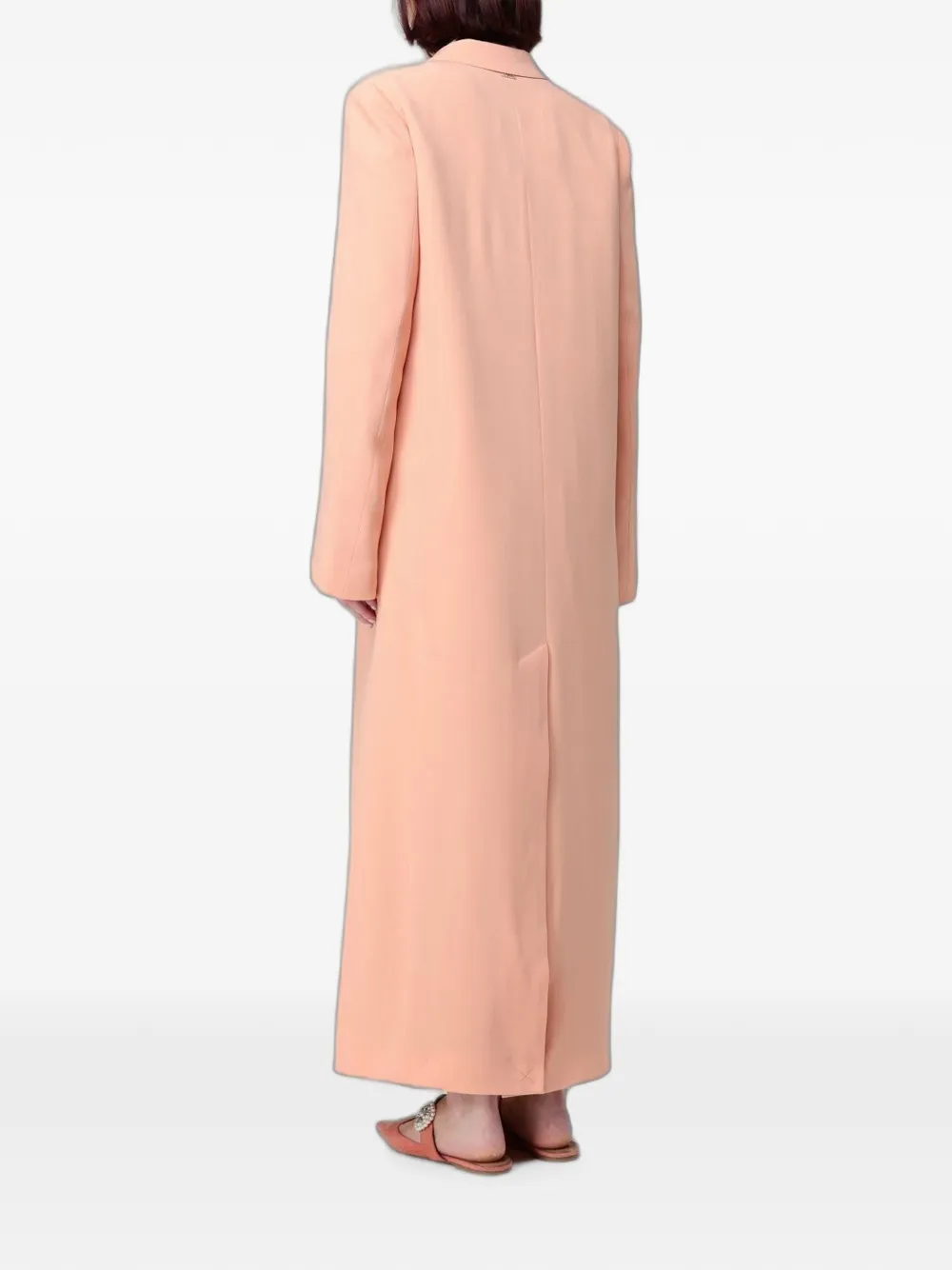 TWINSET Jas met enkele rij knopen en mouwen met split Roze