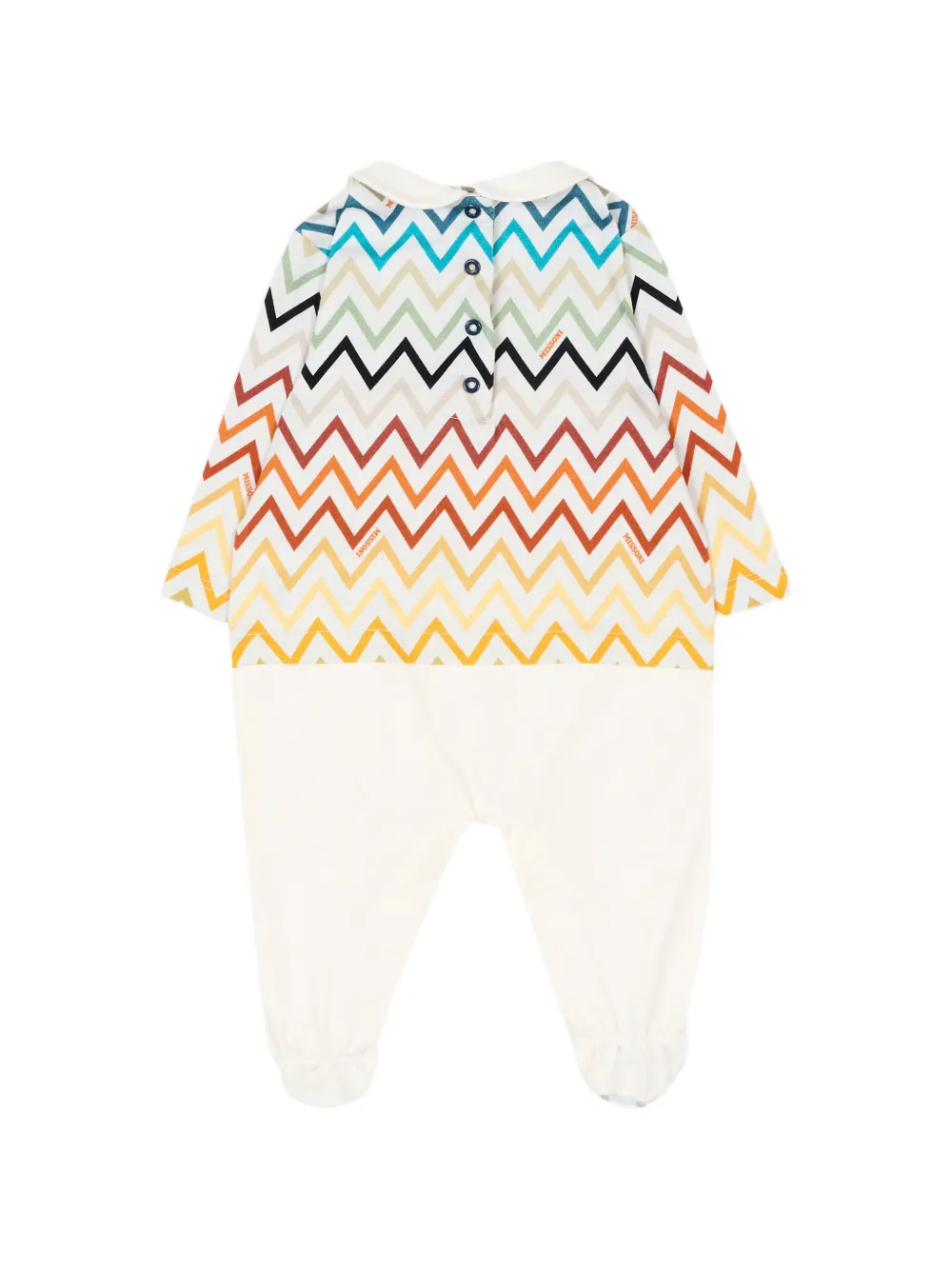 Missoni Kids Driedelige babyset met zigzag-print Beige