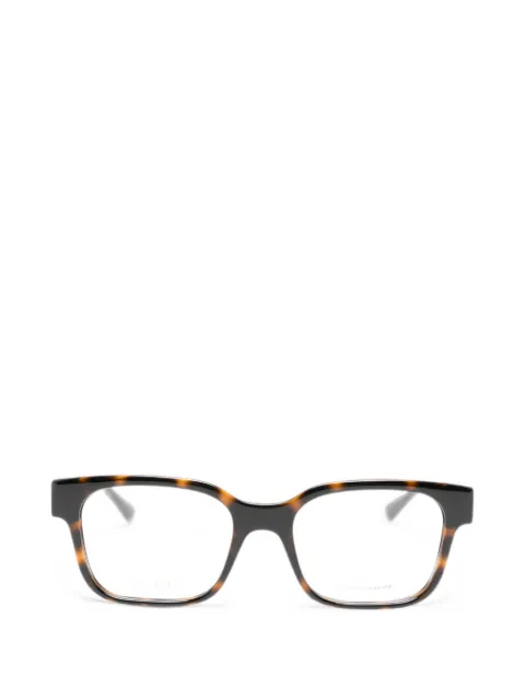 Gucci Eyewear tortoiseshell-effect rectangle-frame glasses