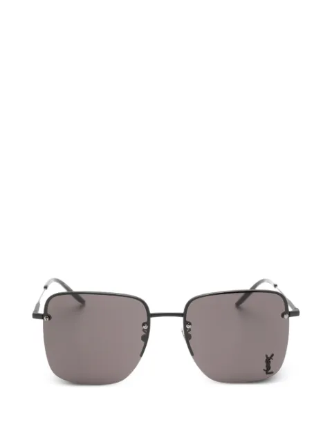 Saint Laurent Eyewear lentes de sol con detalle YSL
