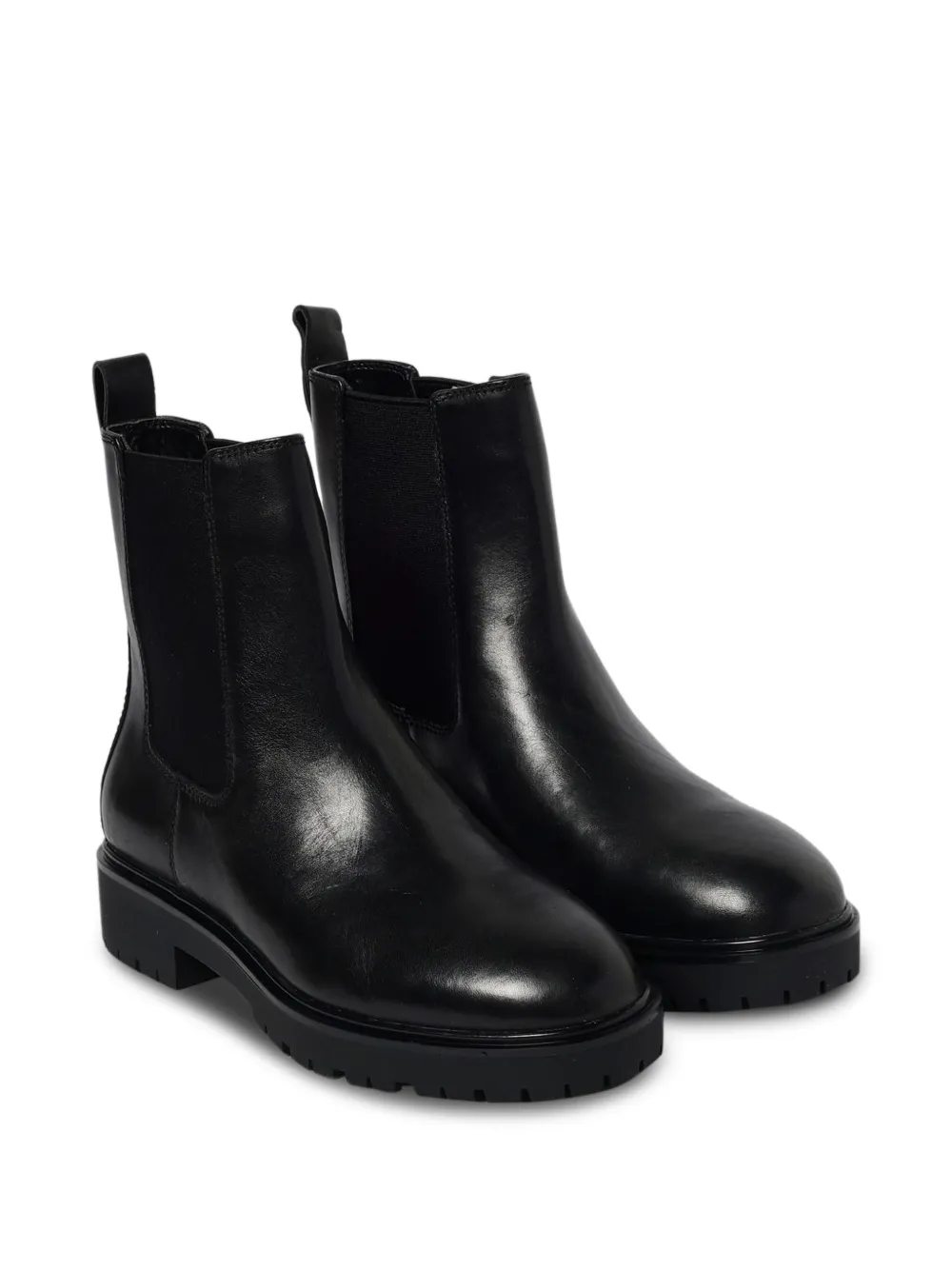 Lauren Ralph Lauren Allyson leather boots Zwart