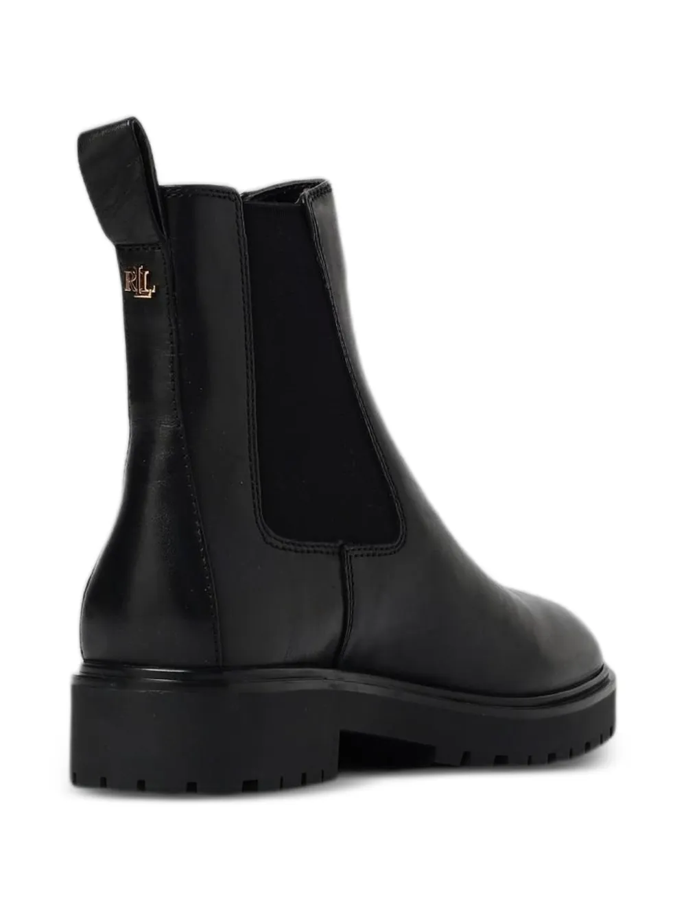 Lauren Ralph Lauren Allyson leather boots Zwart