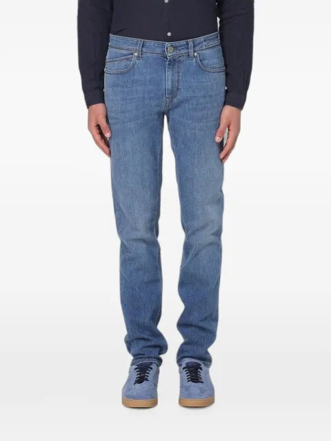 Re-Hash faded-effect five-pocket jeans
