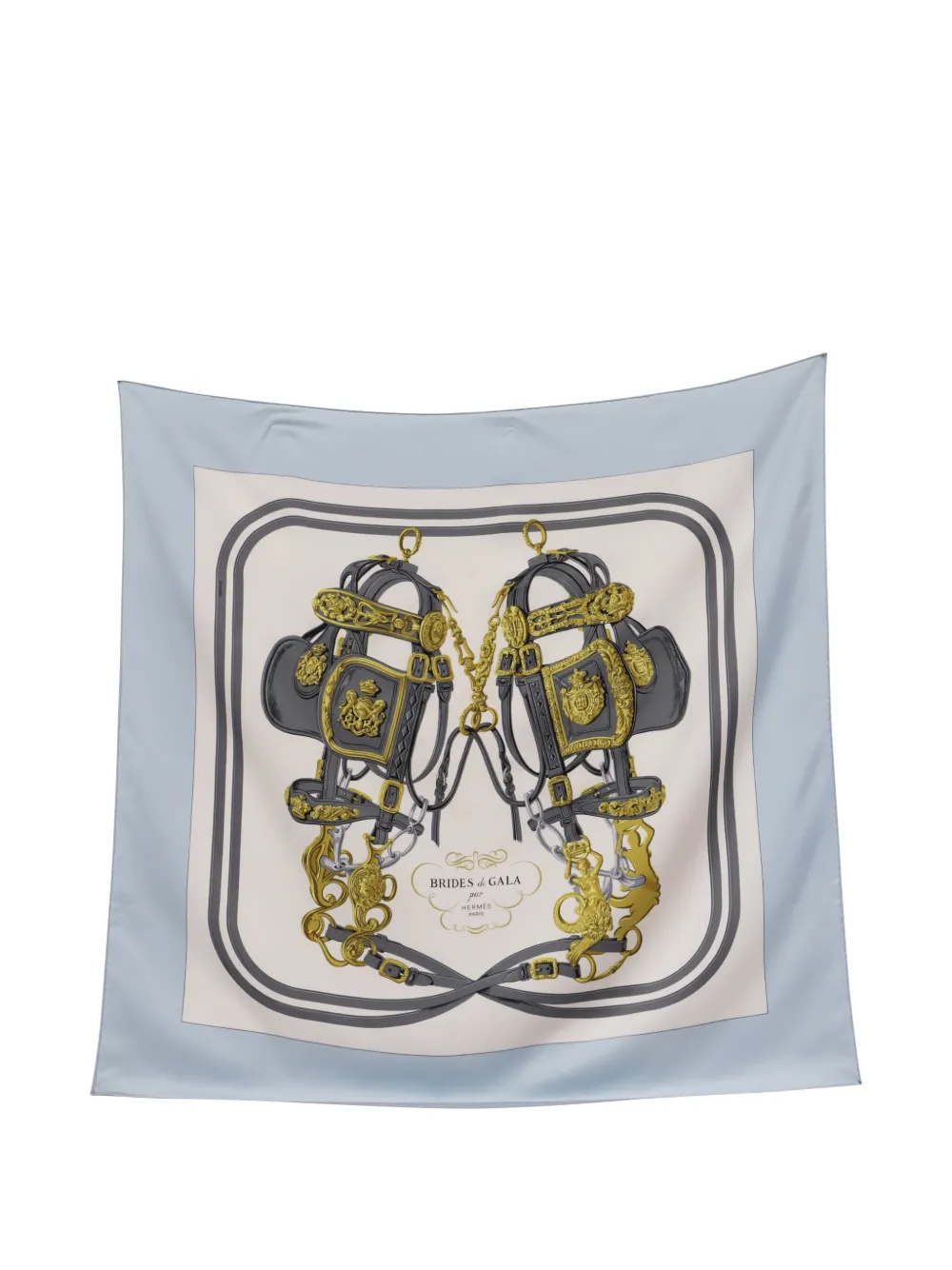 Hermès Pre-Owned 2020 Brides de Gala Forever scarf - Bianco