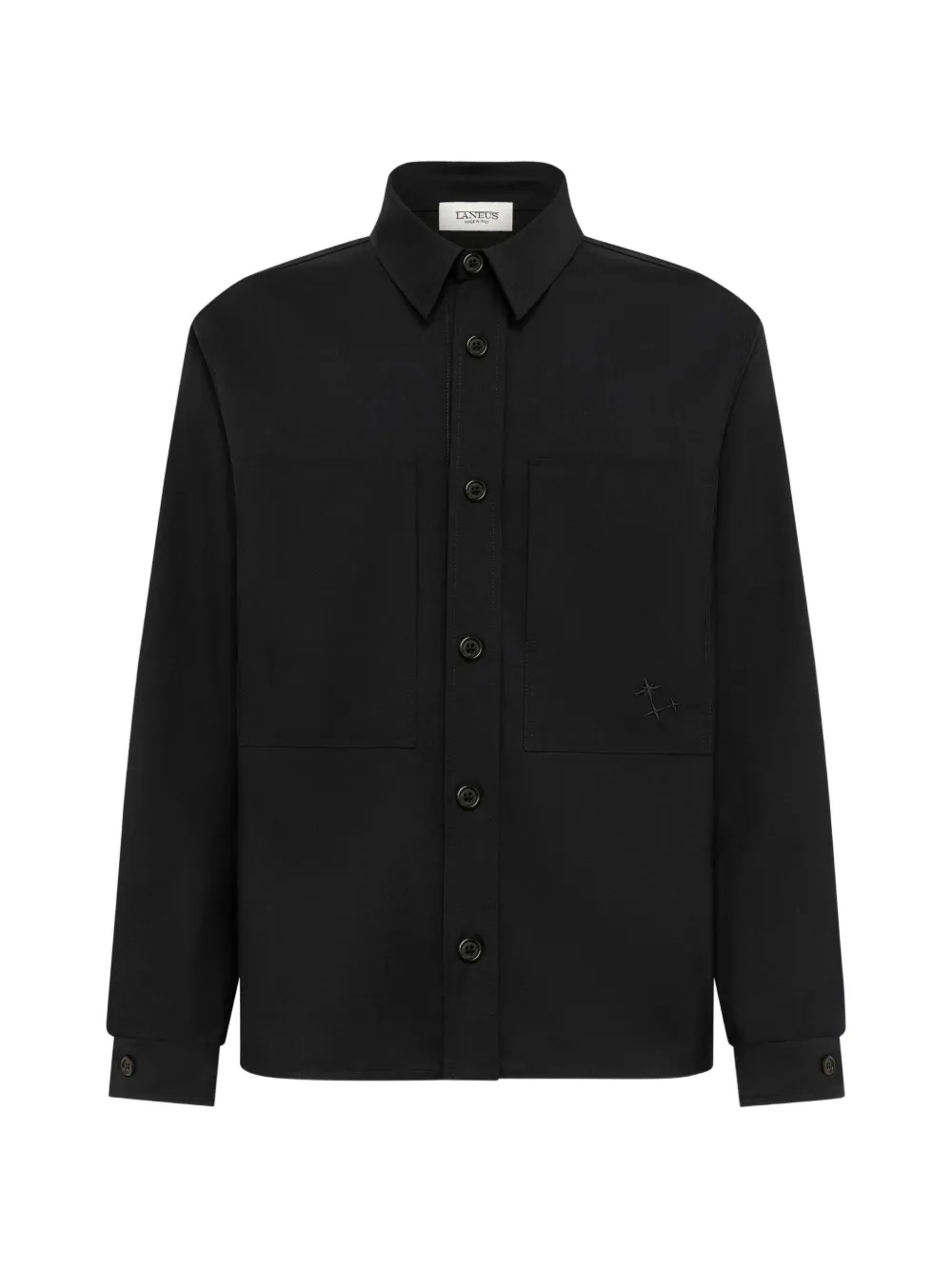 Laneus boxy-fit pocket-detail shirt