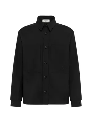 YMC Military Cotton Shirt | Black | FARFETCH