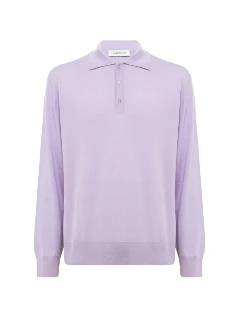Laneus long-sleeve polo shirt