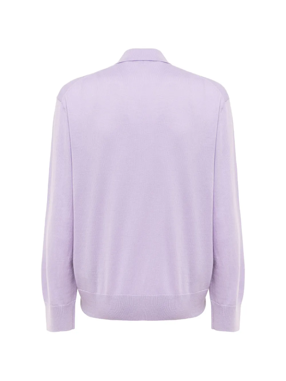 Laneus Poloshirt met lange mouwen Paars