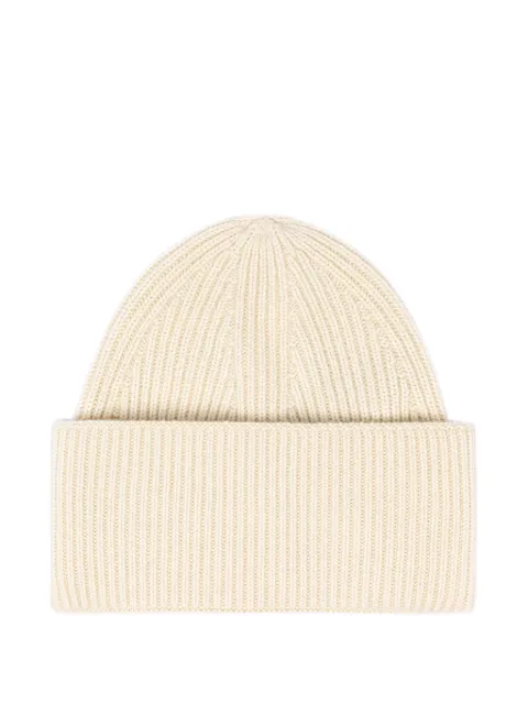 Laneus ribbed-knit beanie hat