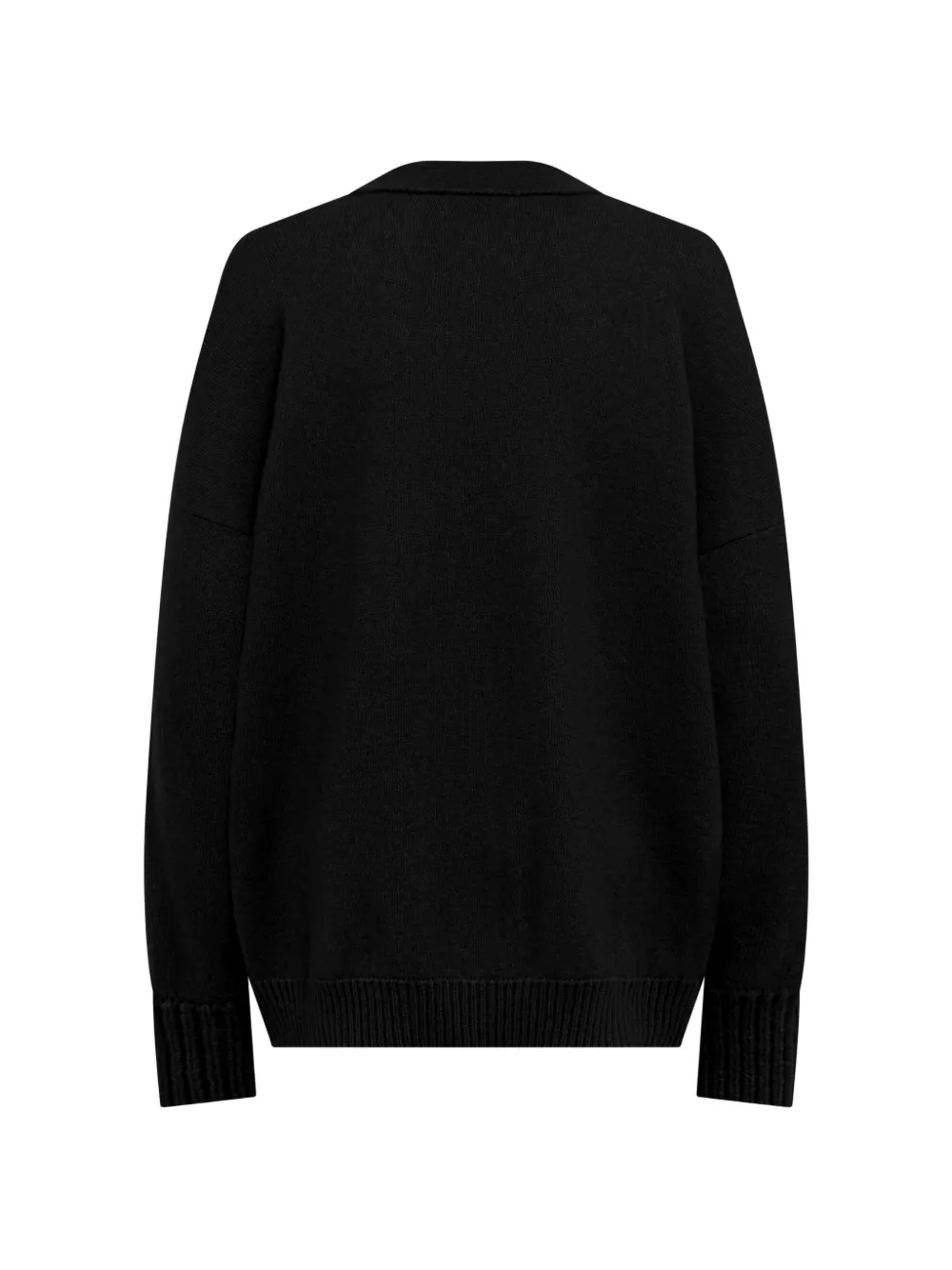 Laneus Vest met V-hals Zwart