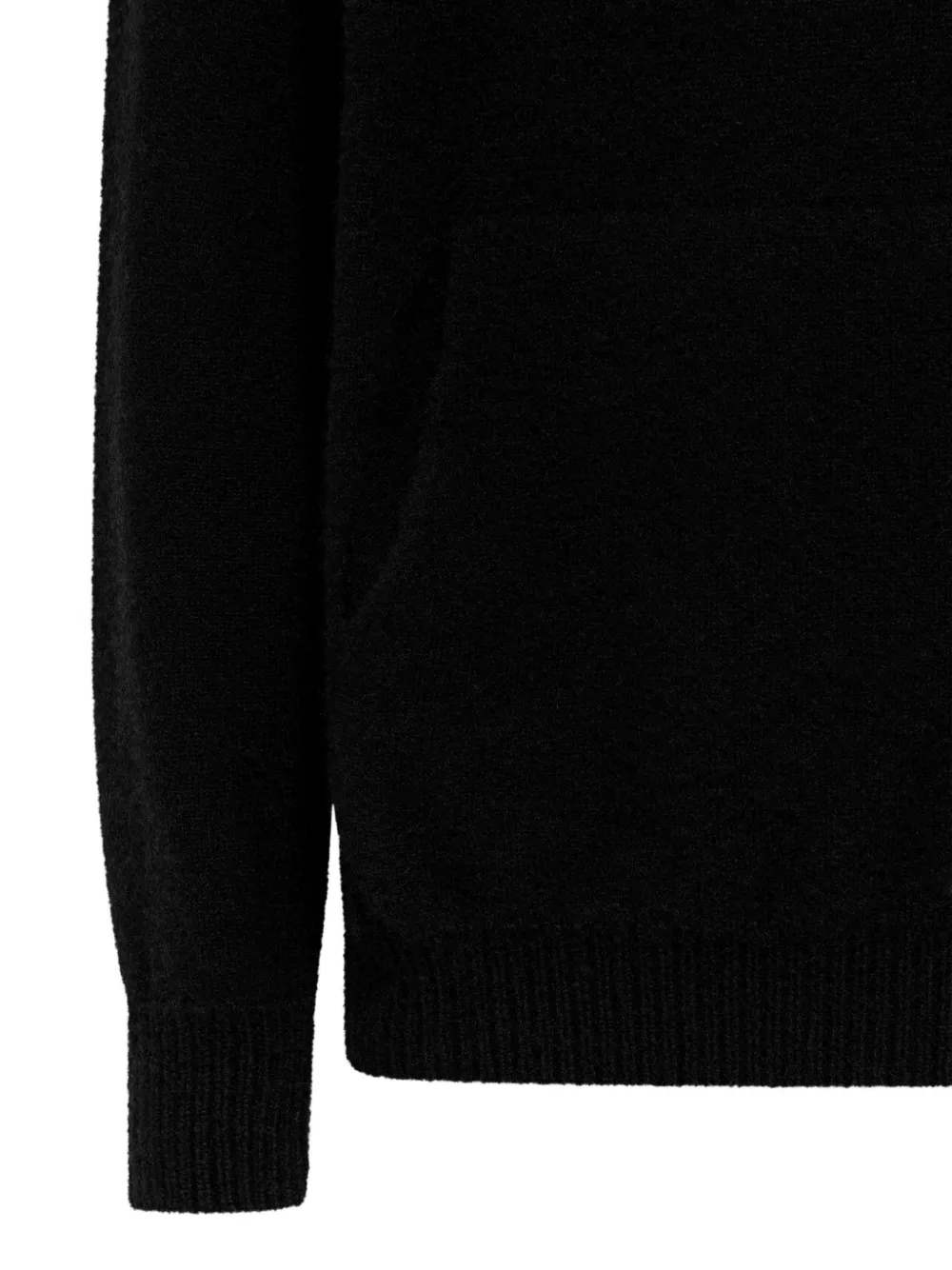 Laneus Hoodie met trekkoord Zwart