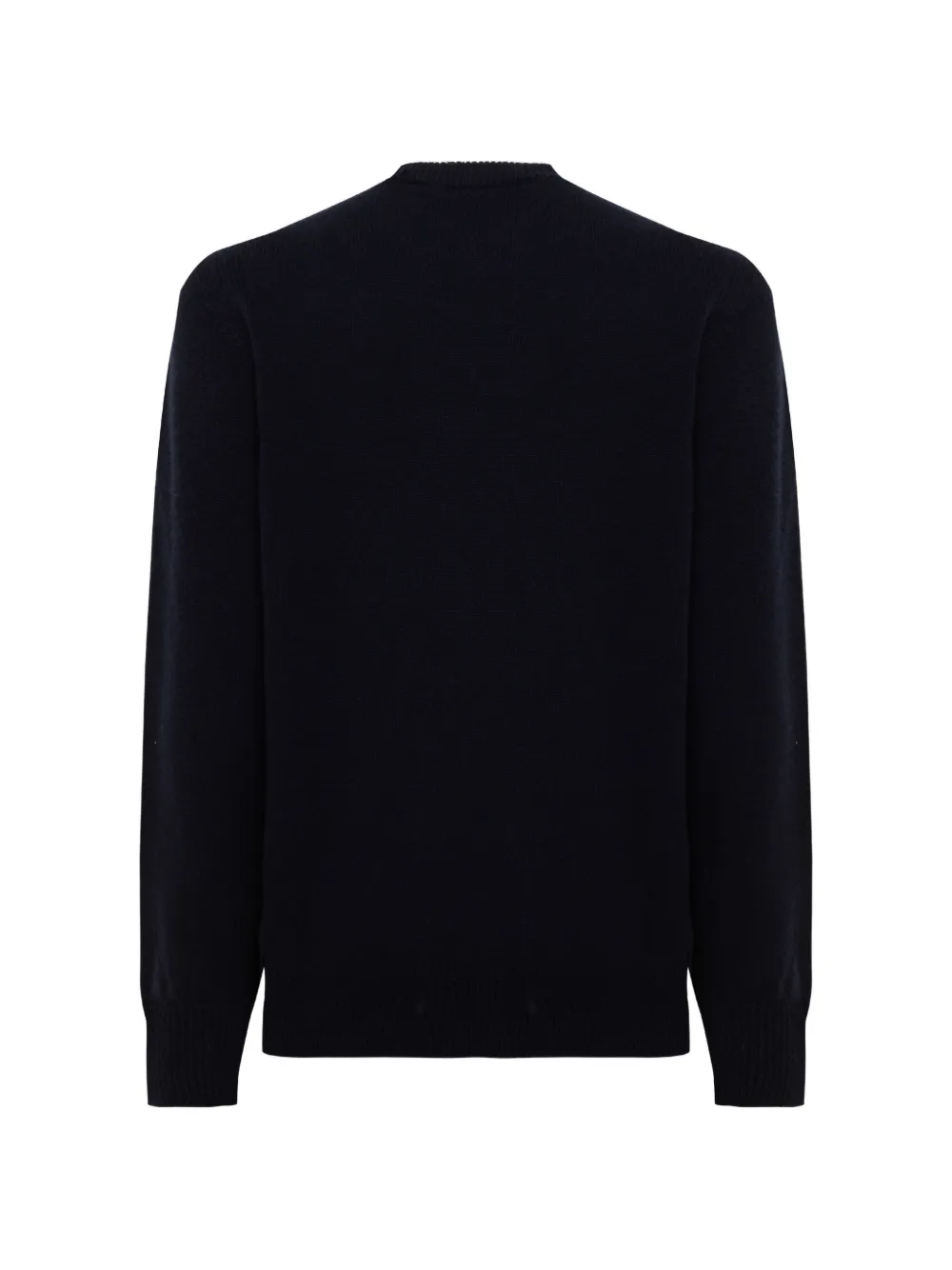 Laneus crew-neck knitted sweater Blauw