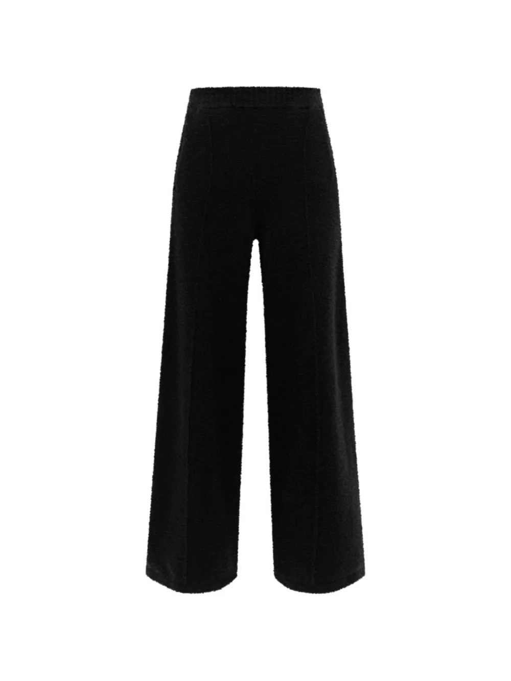 Laneus pantalon palazzo en tweed - Noir Laneus pantalon palazzo en tweed - Noir