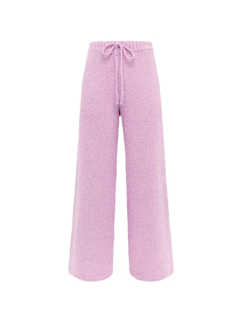 Laneus textured drawstring trousers