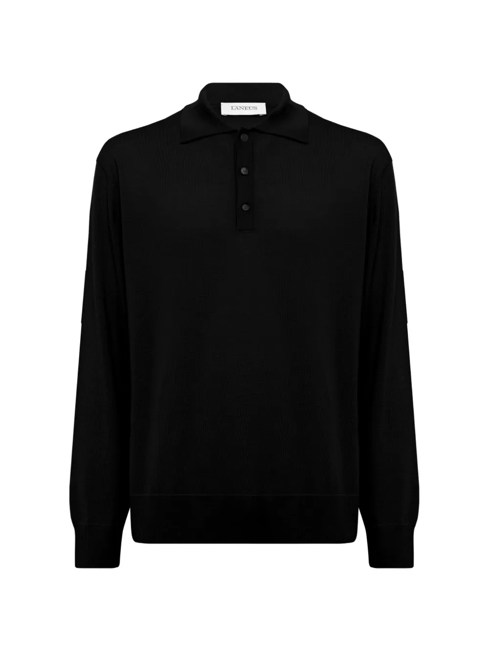 Laneus long-sleeve polo shirt