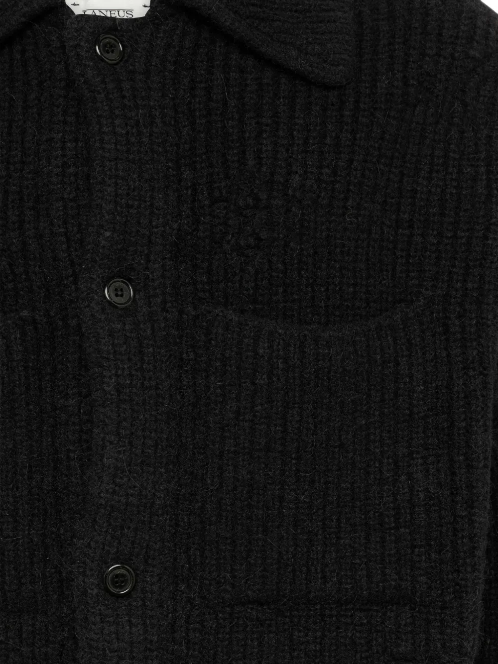 Laneus Gerafeld vest Zwart