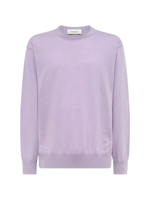 Laneus Sweatshirt mit Stickerei