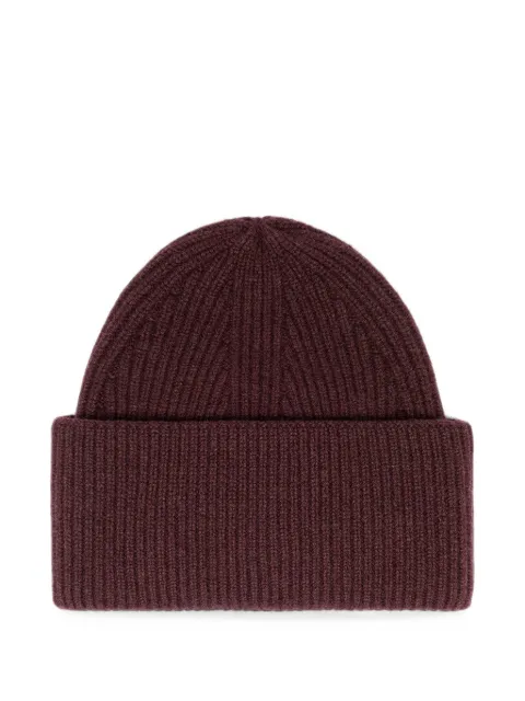Laneus ribbed-knit beanie hat