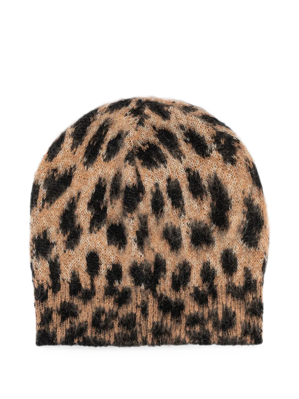 Laneus Muts met luipaardprint Bruin