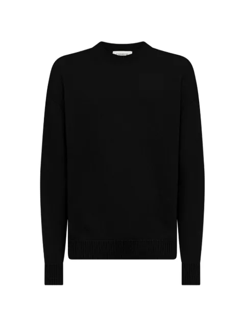Laneus crew-neck ribbed-trim sweater