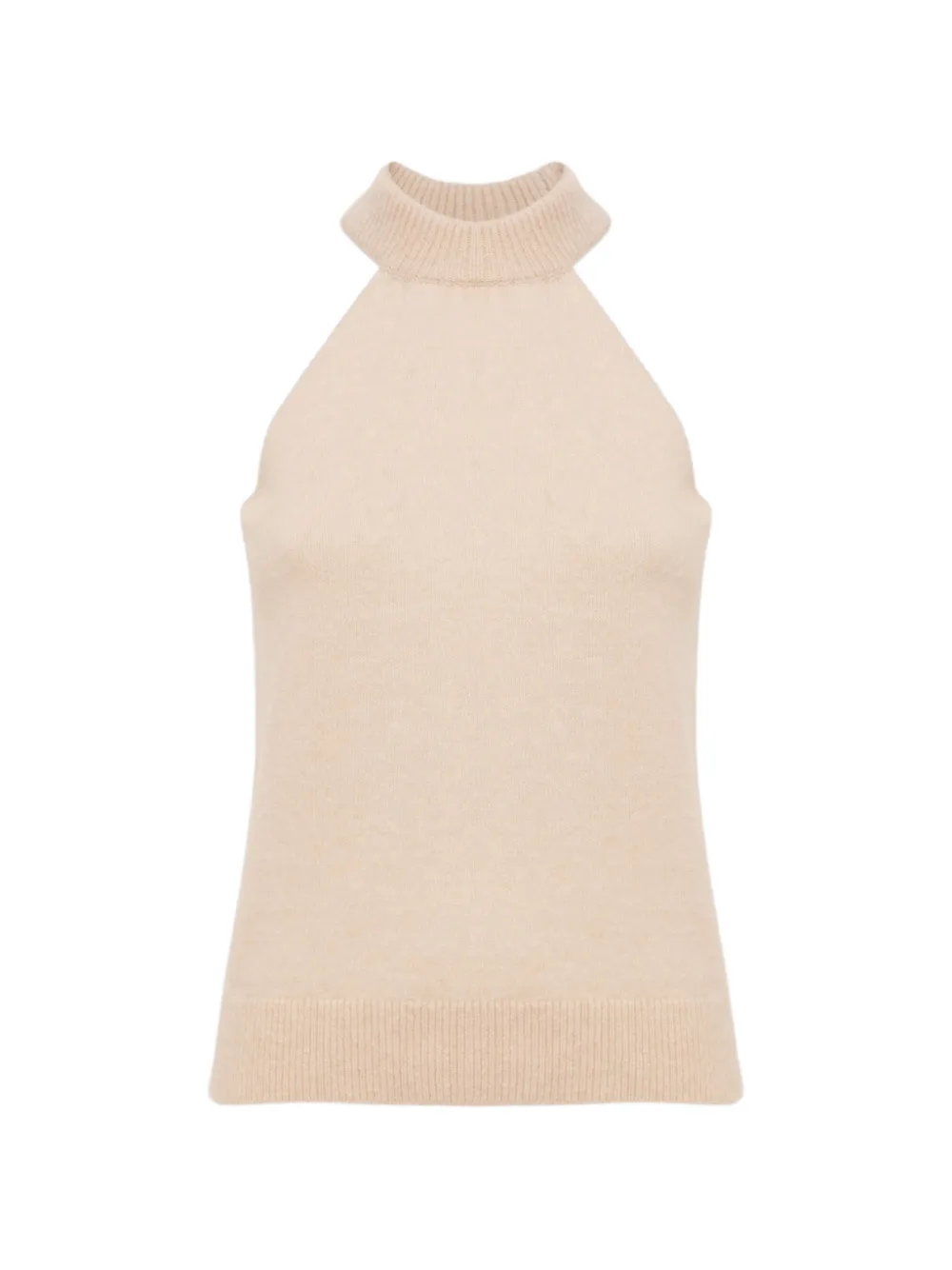 Laneus Top con scollo all'americana - Toni neutri