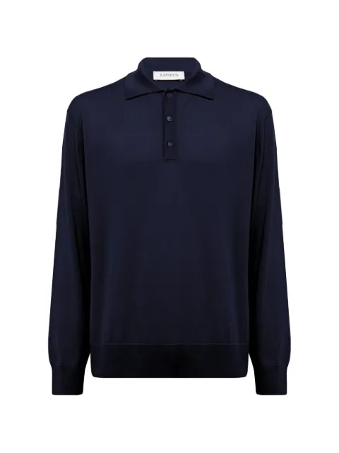Laneus long-sleeve polo shirt