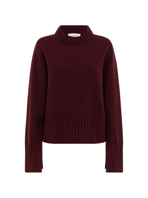 Laneus jersey estilo boxy con ribete de canalé
