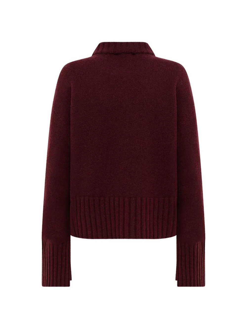 Laneus Boxy trui met geribbelde afwerking Rood