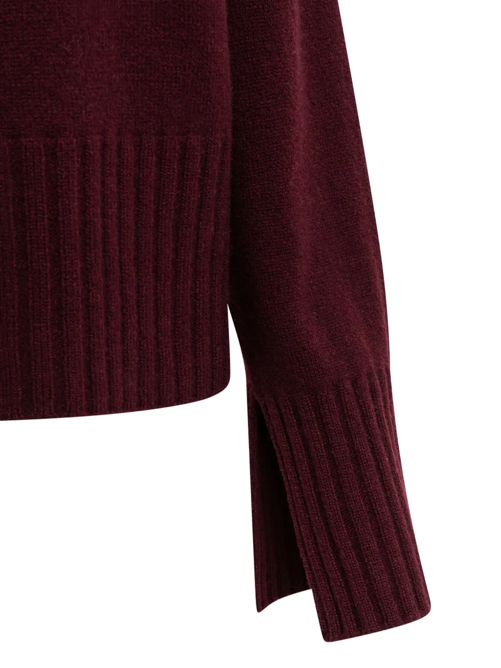 Laneus Boxy trui met geribbelde afwerking Rood