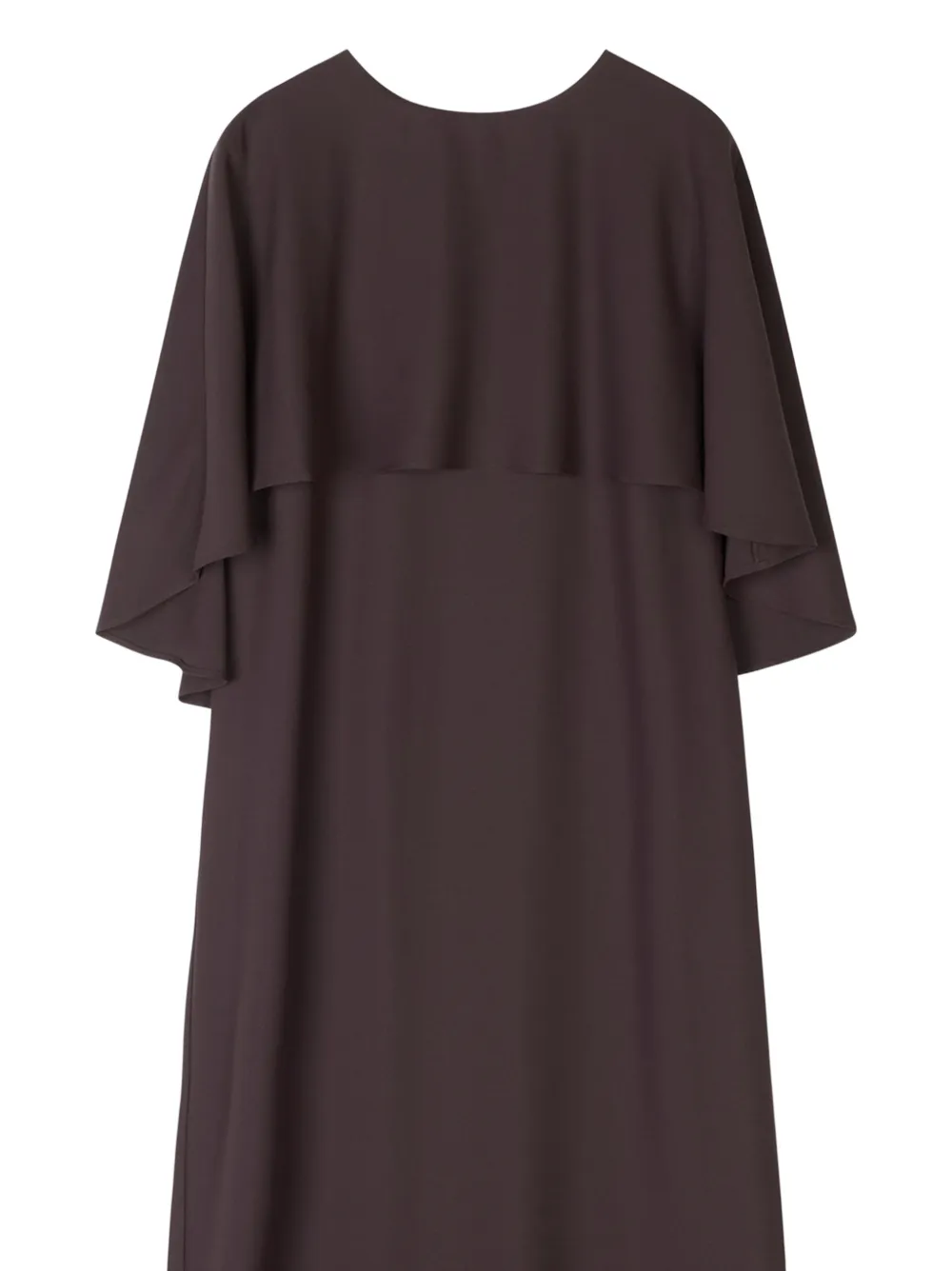 Stylein Maxine jurk met cape Bruin