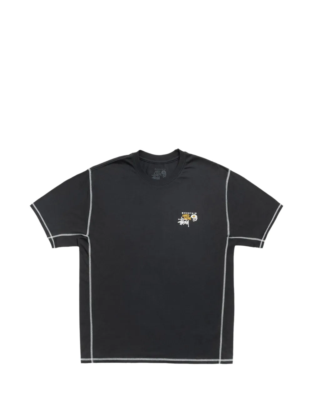 Stüssy logo-print cotton T-shirt - Grigio