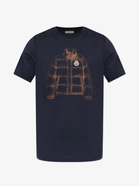 Moncler playera con estampado gráfico