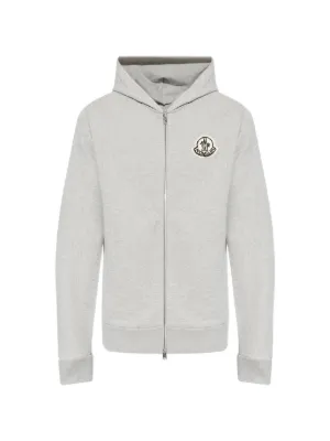 Moncler ジップアップ パーカー | グレー | FARFETCH JP