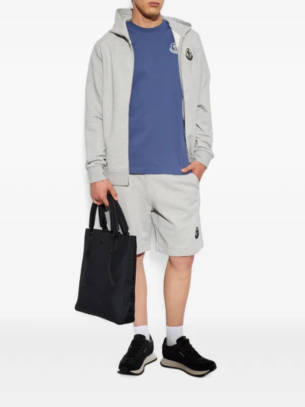 Moncler ジップアップ パーカー | グレー | FARFETCH JP