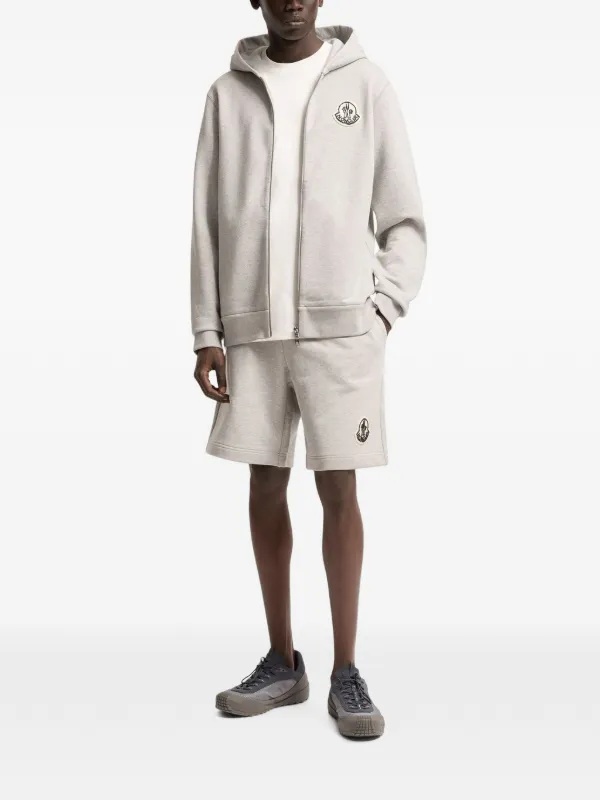 Moncler ジップアップ パーカー | グレー | FARFETCH JP