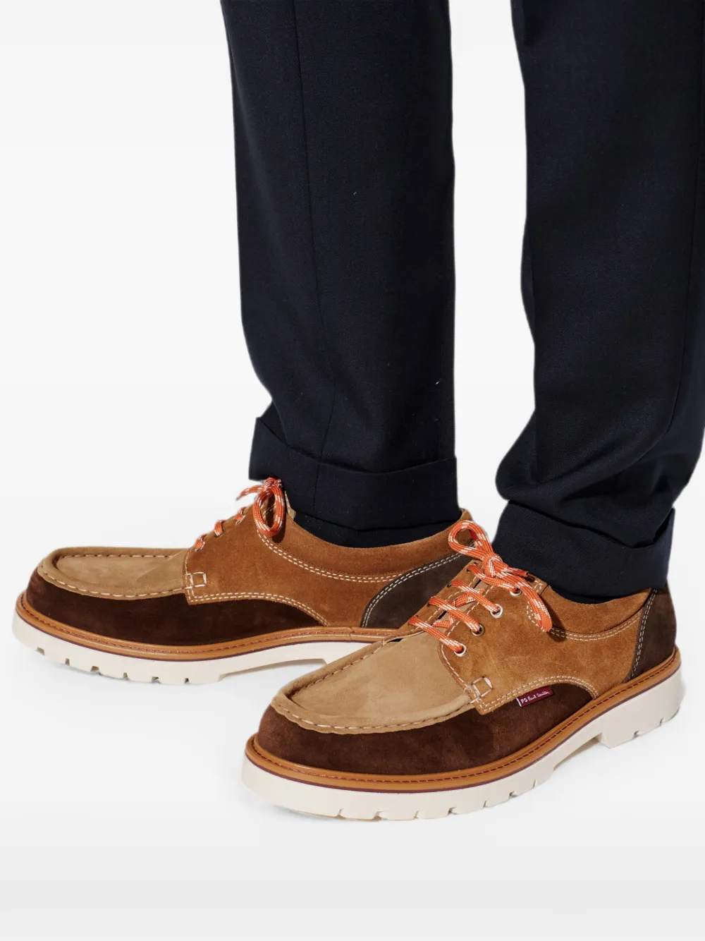 Paul Smith Rooster suede loafers Bruin