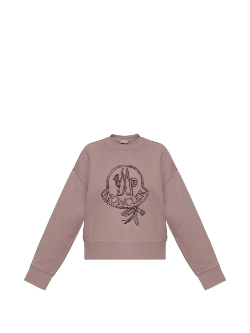 Moncler logo-embroidered sweatshirt