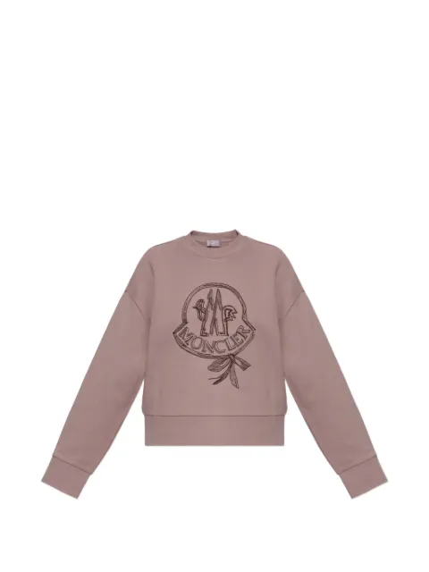 Moncler logo-embroidered sweatshirt