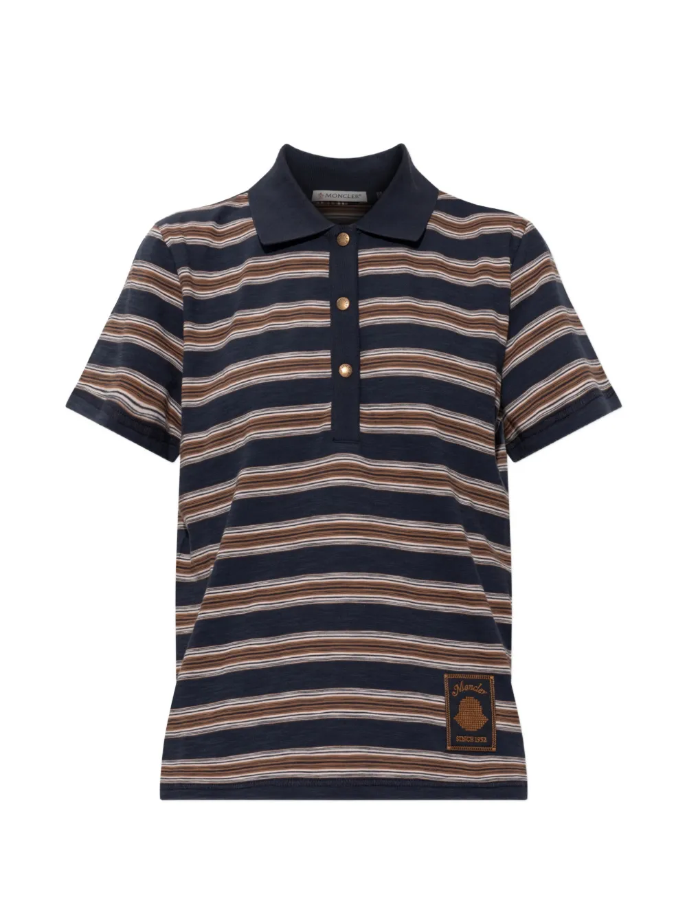 Moncler Gestreepte polotop Blauw
