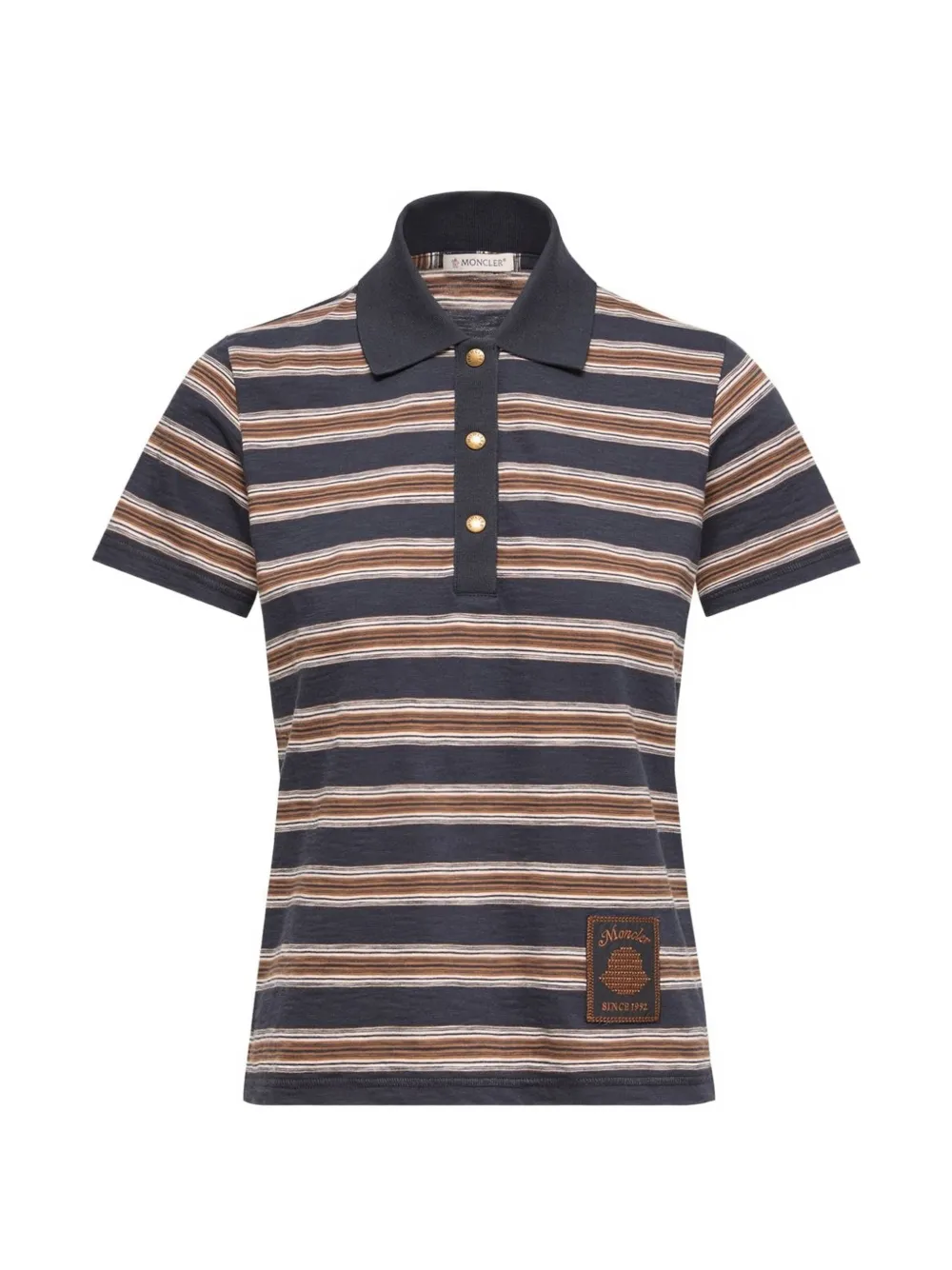 Moncler Gestreepte polotop Blauw