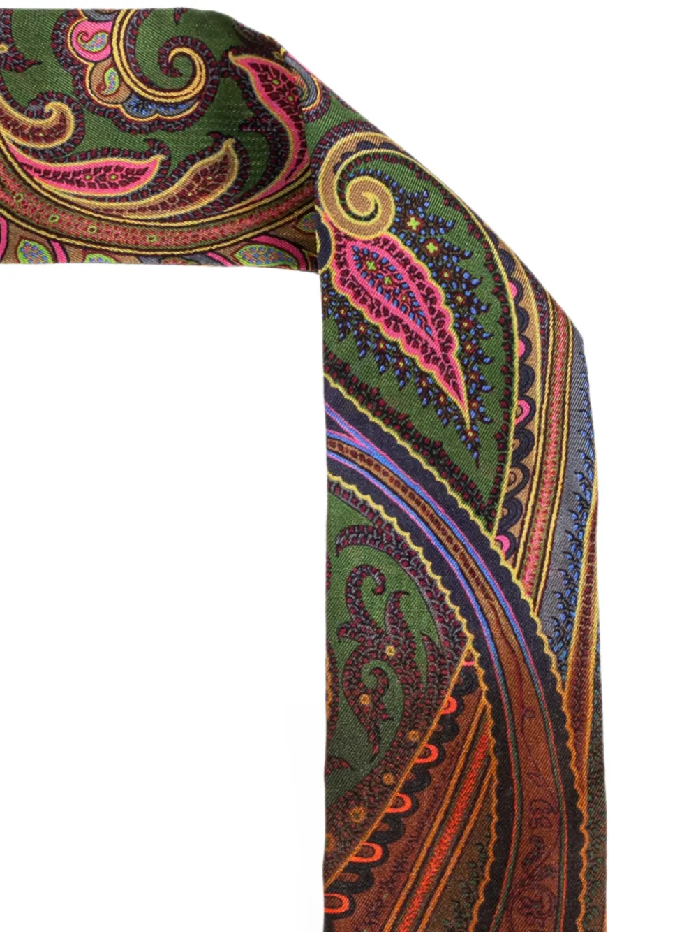 ETRO Sjaal met paisley-print Groen