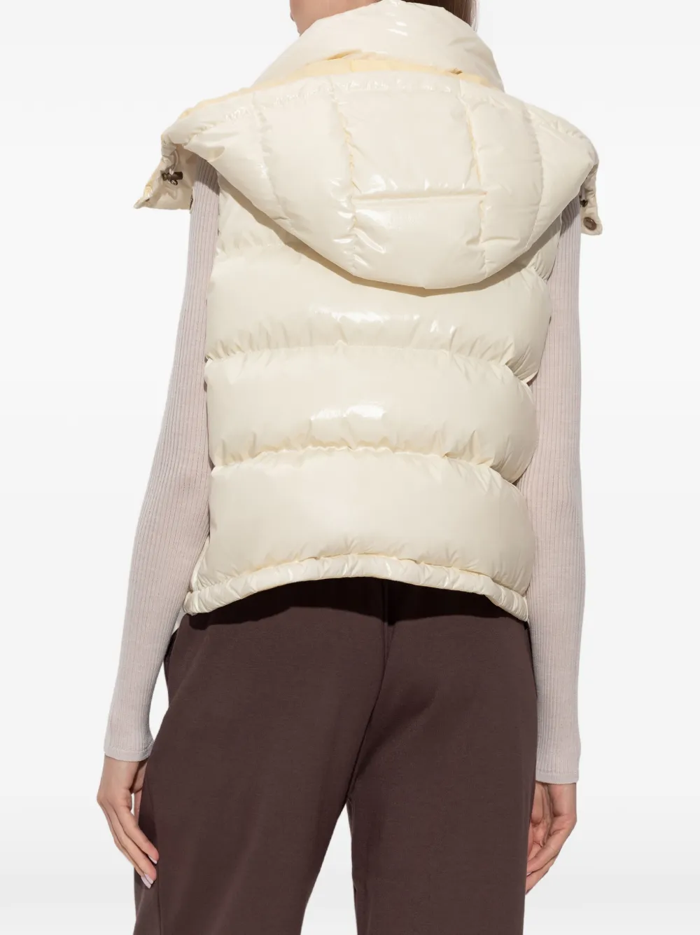 Moncler Niverolle bodywarmer Geel