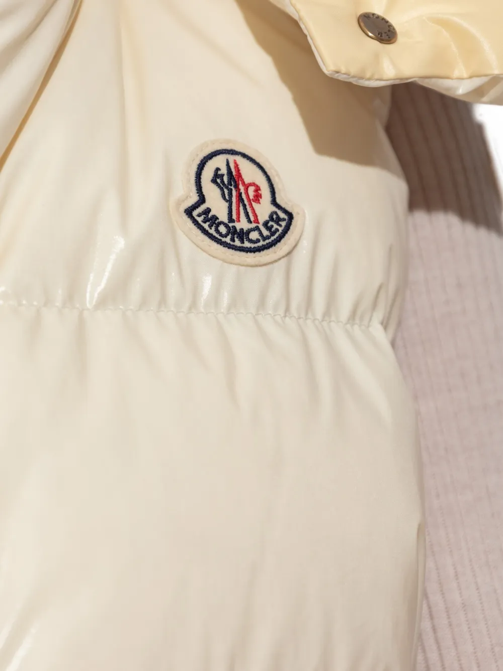 Moncler Niverolle bodywarmer Geel