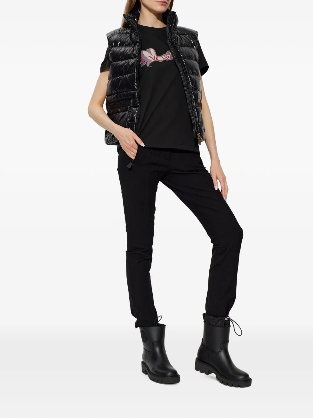 Moncler Frelon bodywarmer Zwart