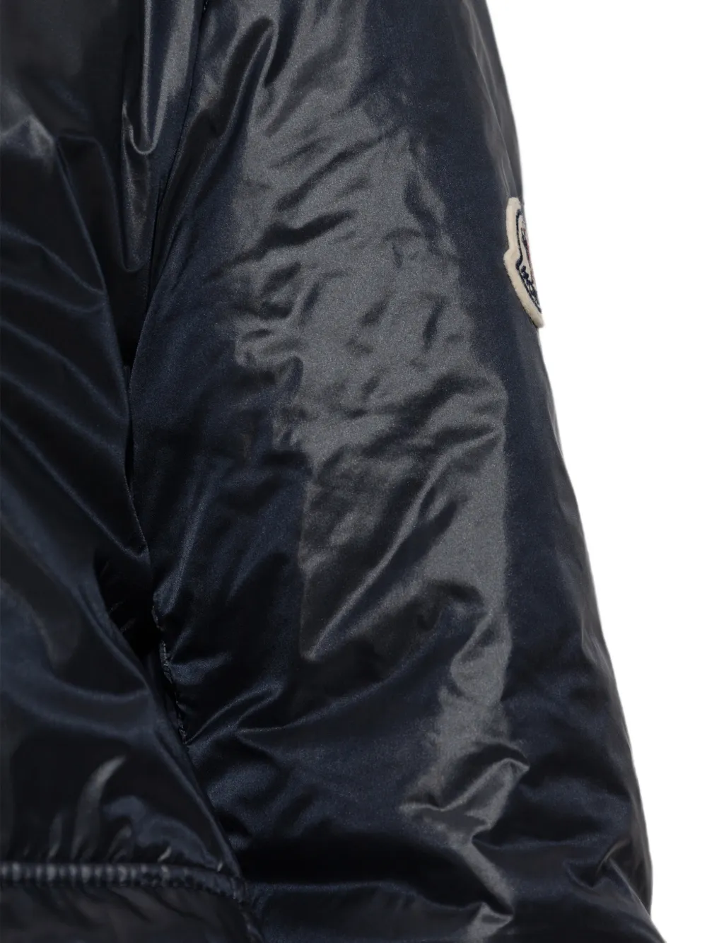 Moncler Lanset jack met logopatch Blauw