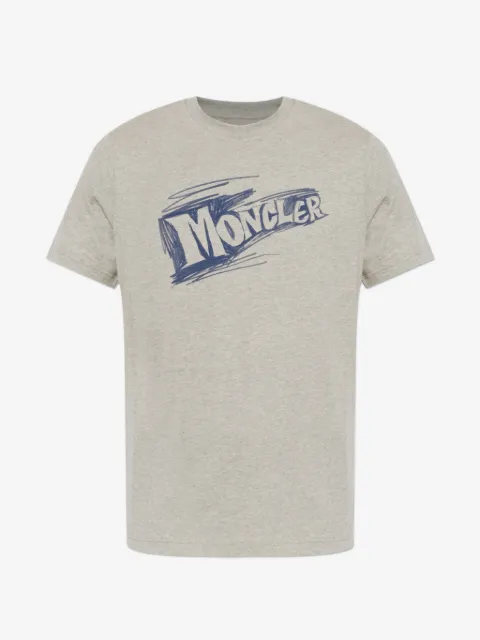 Moncler playera con logo estampado